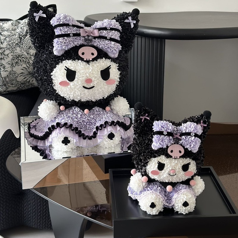 バレンタインデー永生花クロミかわいいアクリル真花置物七夕は彼女の誕生日プレゼント卸売りをします。|undefined