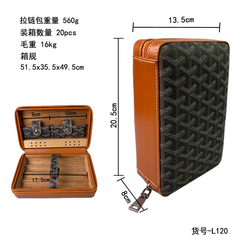 ✅ ドロップシッピング彫刻バージョン葉巻ケースポータブル杉材葉巻保湿ボックス牛革葉巻収納ボックス|undefined