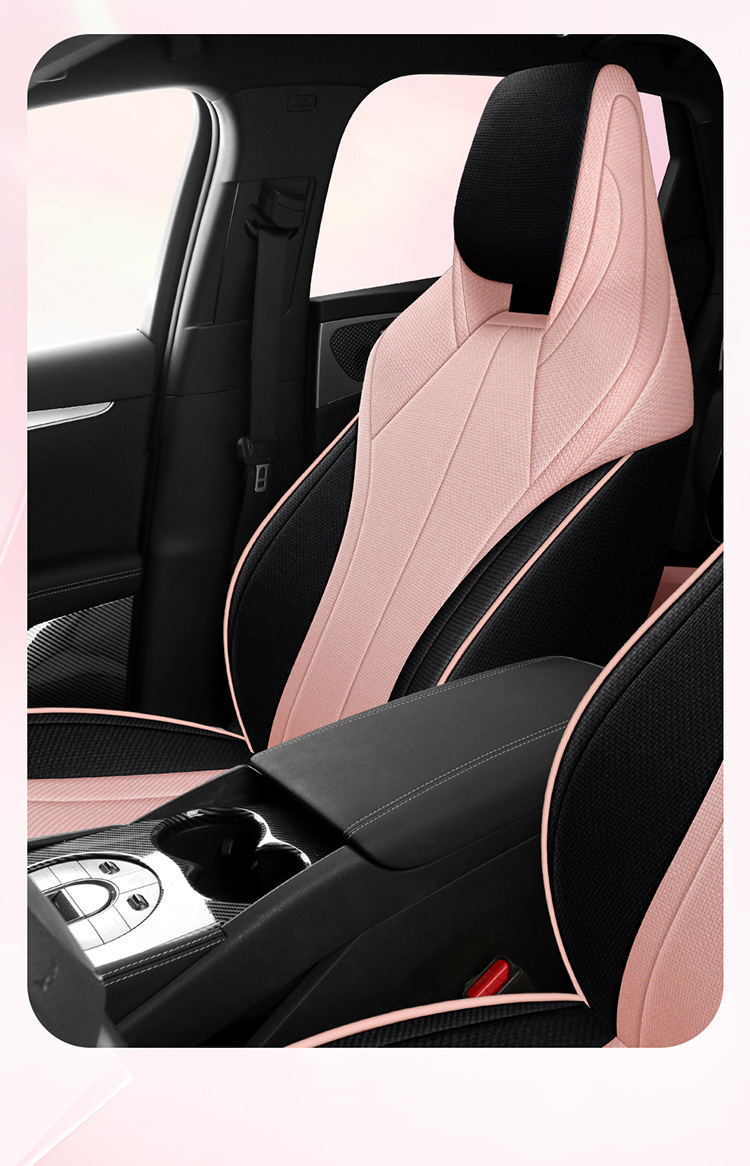 BYD Seal 06DMI Car Cushion Cotton and Linen Special Full Encircled Seat Cover Cloth Four Seasons Five Seat Cushion