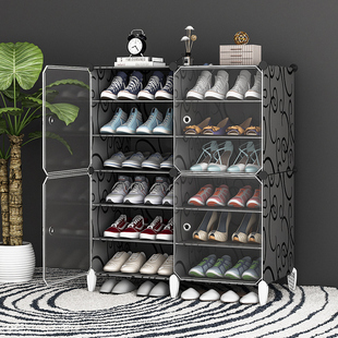 Shoe Rack Home Doorway Storage Space-saving Multi-layer Transparent Shoe Box Indoor Dust-proof Dormitory Simple Shoe Cabinet