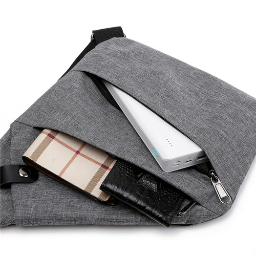 New minimalist fashionable men's chest bag, waist bag, storage bag, personalized single-shoulder backpack, crossbody travel bag, LOGO printing available