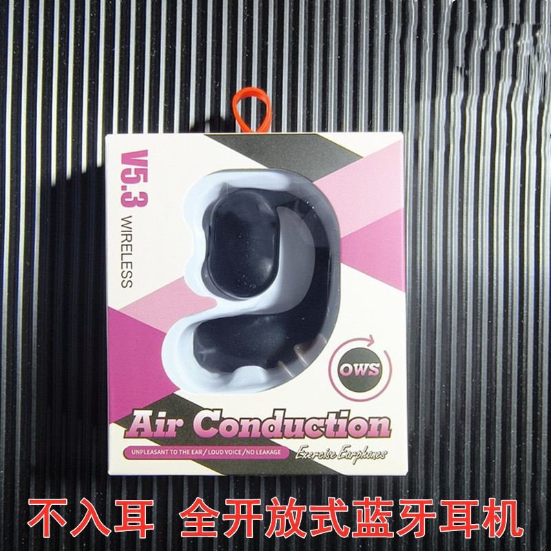 OWS Real Wireless Bluetooth headset ultra-long standby non-in-ear ear-mounted touch call business single-ear Bluetooth