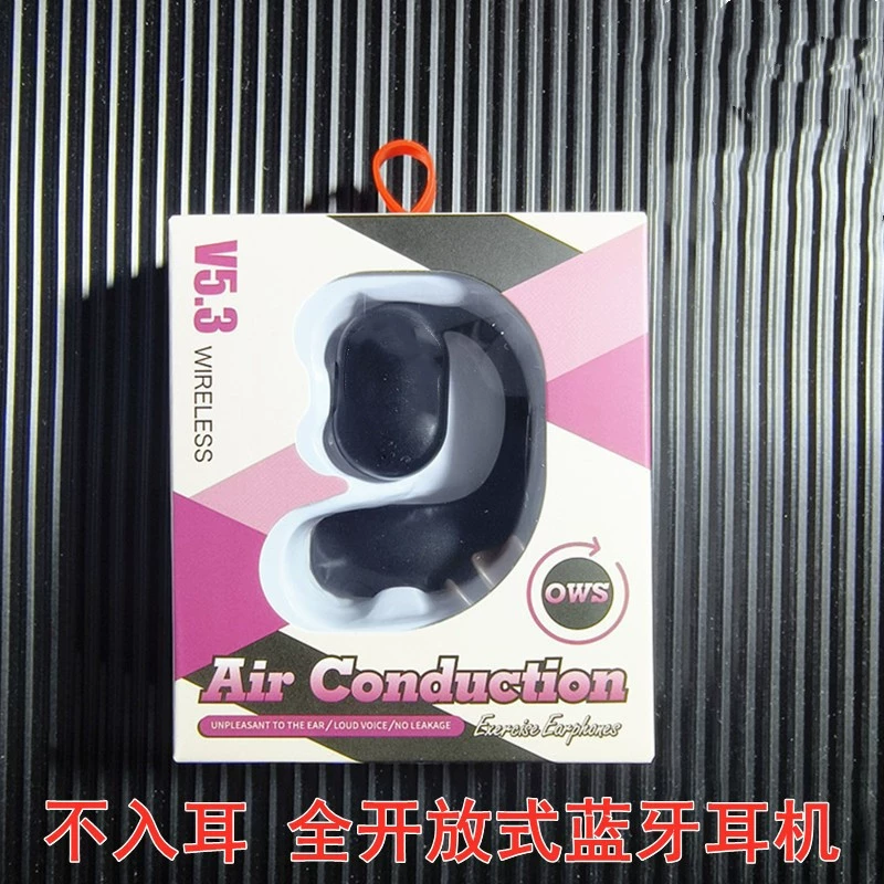 OWS Настоящая Беспроводная Bluetooth-гарнитура, сверхдлительный режим ожидания, не устанавливаемый в ухо, сенсорный вызов, бизнес, Bluetooth с одним ухом