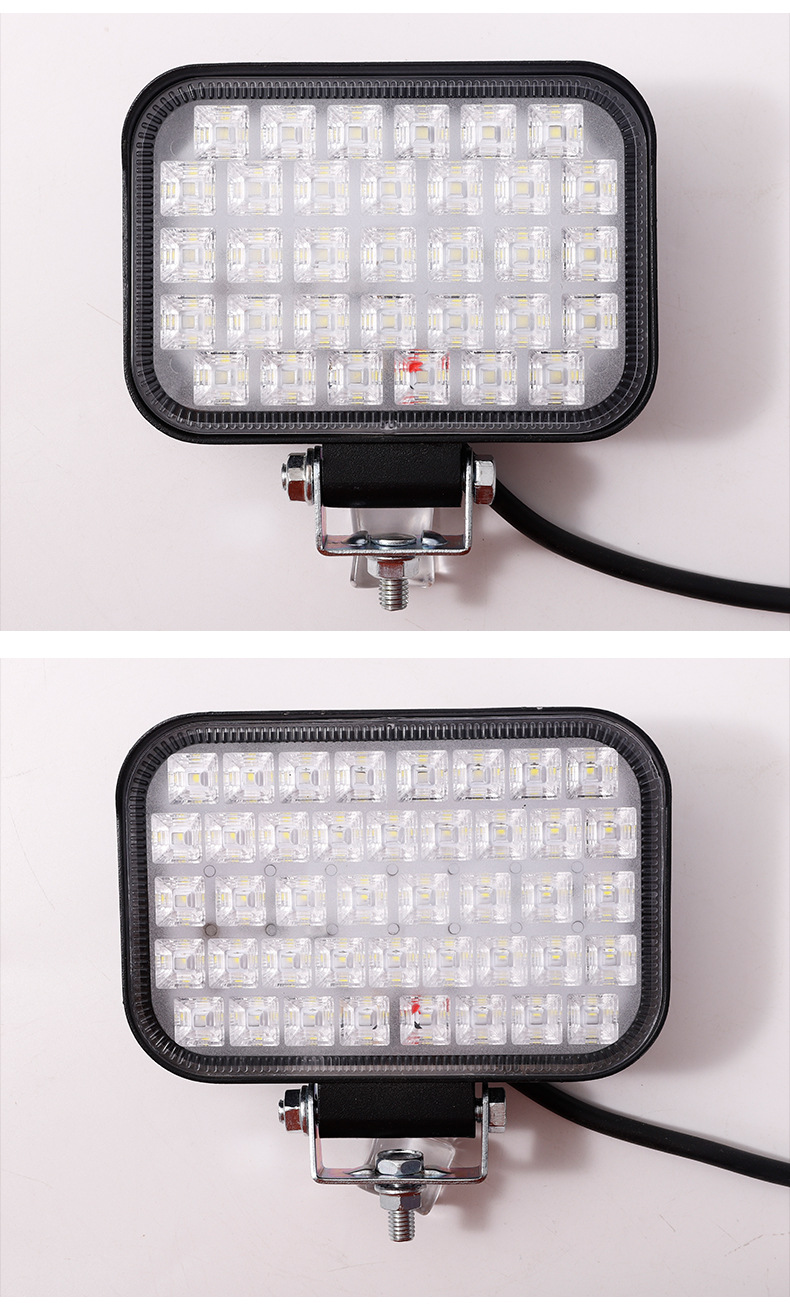 Excavator Led Work Light 12V24V Universal Super Bright Astigmatism Shockproof Truck Spotlight Hook Machine Led Reversing Light