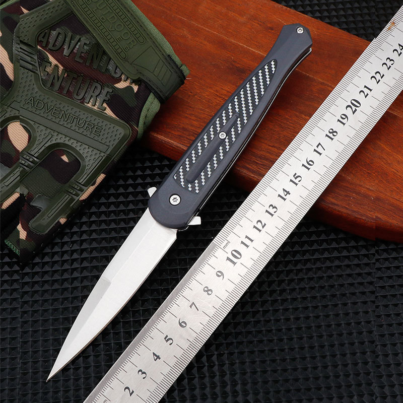 折叠户外刀随身小刀塑料柄带夹子折刀开箱刀快递小刀便携水果刀