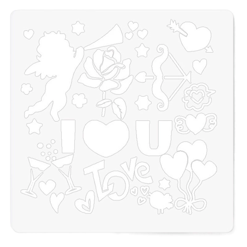 Взрыв коробка тема кружева линейка картина шаблон сюрприз Подарочная коробка DIY квадратный альбом ручной работы шаблон граффити