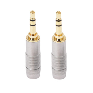 All-Copper 3.5 Stereo Plug 3.5mm Four-Level Balanced Headphone Plug DIY Upgrade Accessories 6.0 Hole 3.5 Plug
