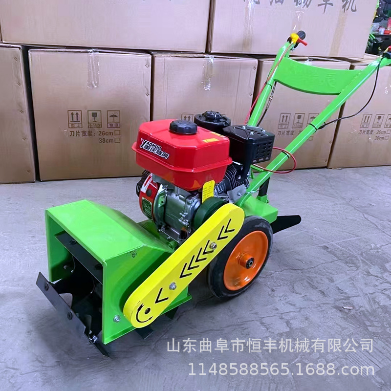 厂家耕地锄草微耕机农用小型柴油多功能除草机旋耕果开沟汽油四驱