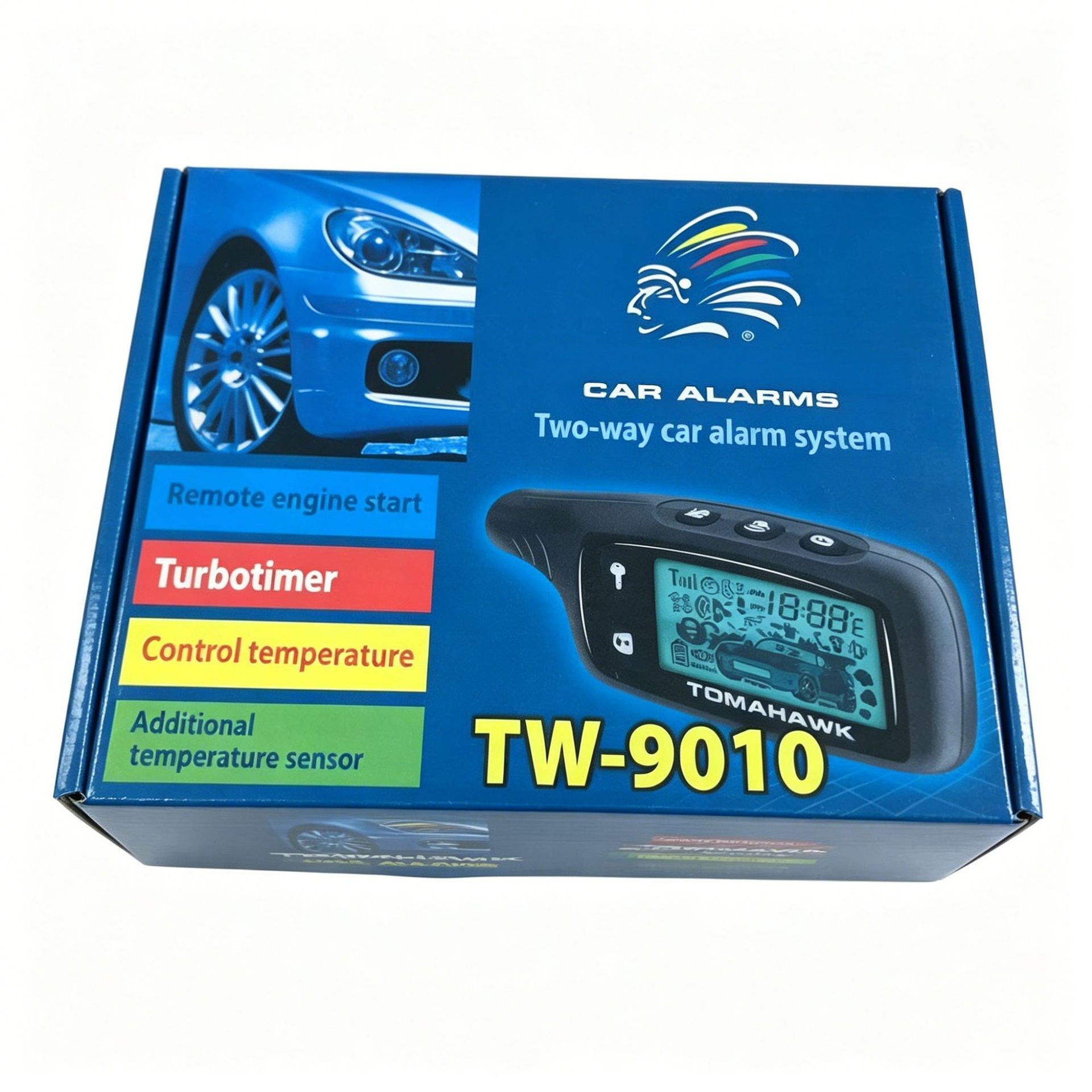 Car Alarm Tw9010 Russian Anti-Theft Alarm System Tomahawk