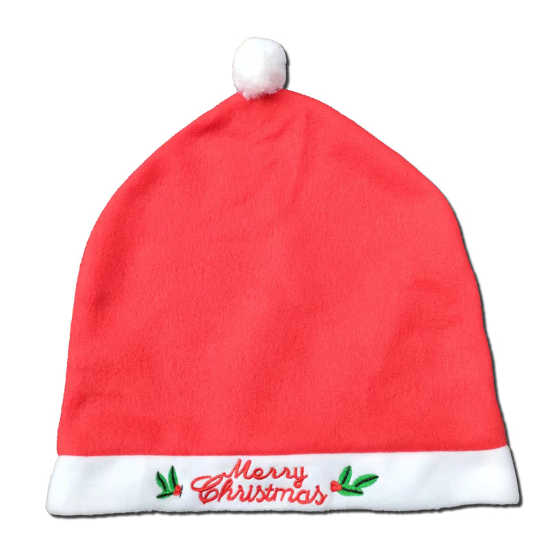 Transfronterizo sombrero de Navidad bordado cubierta de la silla del coche cuello funda de almohada decoraciones navideñas cubierta de la silla del respaldo del coche image 6