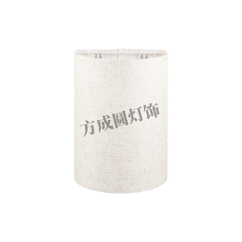 Lámpara de pared semicircular tela de lámpara de lámpara una variedad de patrones de impresión opcionales sala de té sala de estar hotel residencial lámpara de piso de lámpara de lámpara