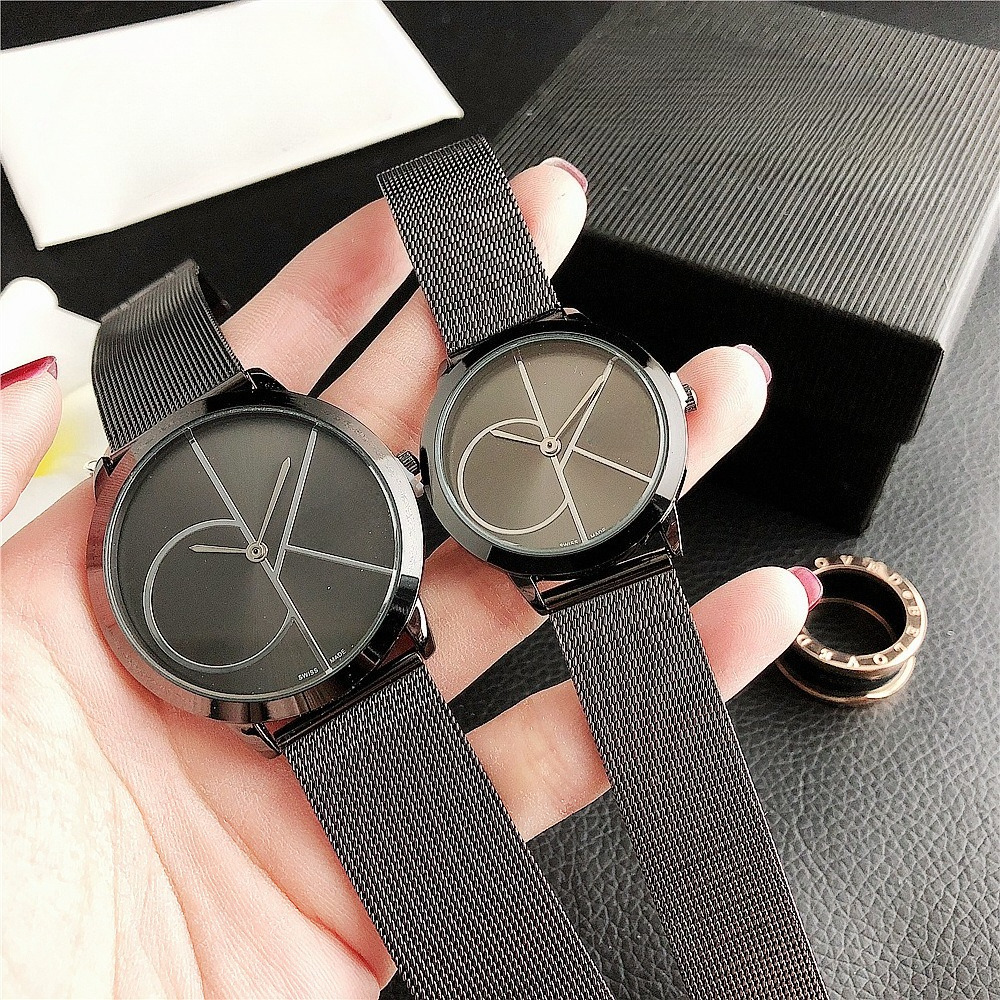 Fashion Couple Watch Steel Belt Casual Casual Men's Watch Waterproof Luminous Classic Quartz Watch Women
