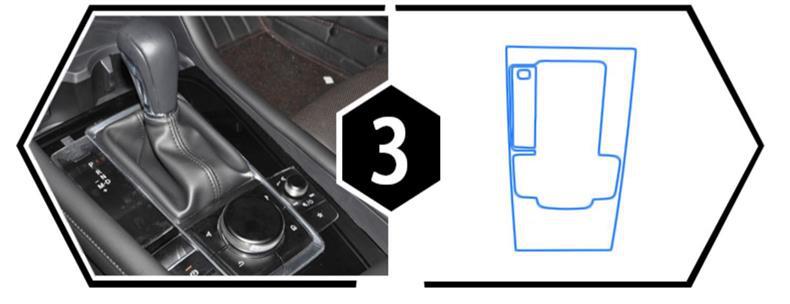 Suitable for Mazda Axela/Cx-5/30/Atez Interior Navigation Screen Central Control Film Modification
