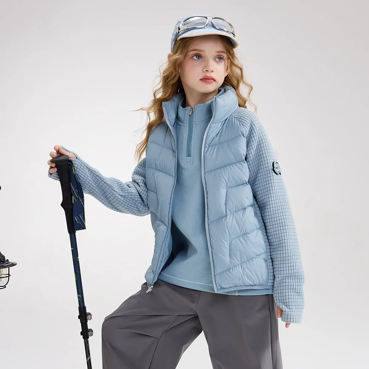 [Same style as Ask] Lightweight down jacket for children, winter, for girls and boys, 90% down, perfect for school uniforms