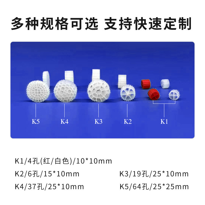 MBBR充填材流動床生物懸濁充填材流動床充填材K1K3K5濾材養殖排水処理|undefined