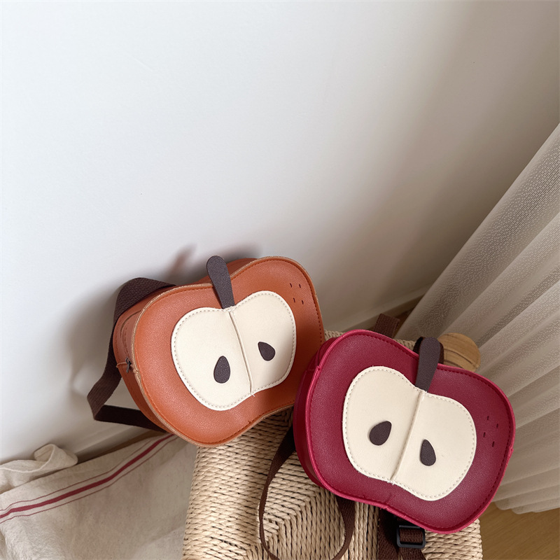 Kindergarten bebé mochila escolar de dibujos animados lindo estilo de manzana para niños y niñas mochila nueva mini mochila para niños