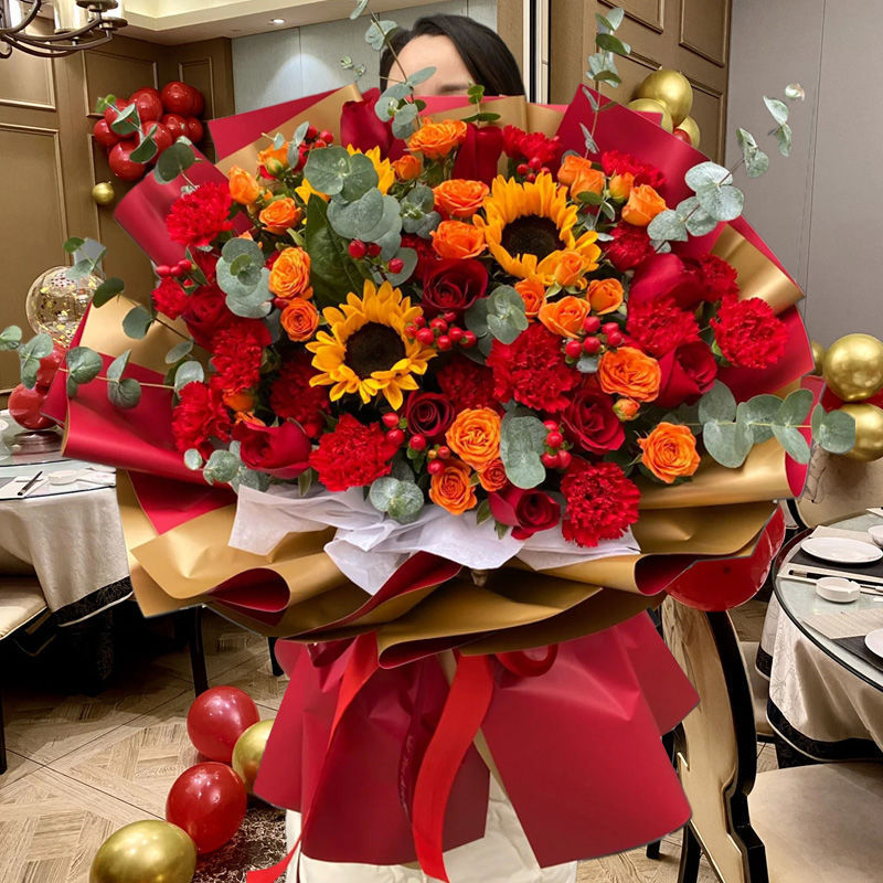 新居への引っ越し、ローズフラワーエクスプレス、市内全土の誕生日、大晦日、誕生日のお祝いに本物の花|undefined