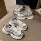 Thick-soled Torre Shoes Women's 2025 New Spring and Summer Breathable Mesh Surface Students Running Street Fried Light Casual sneaker