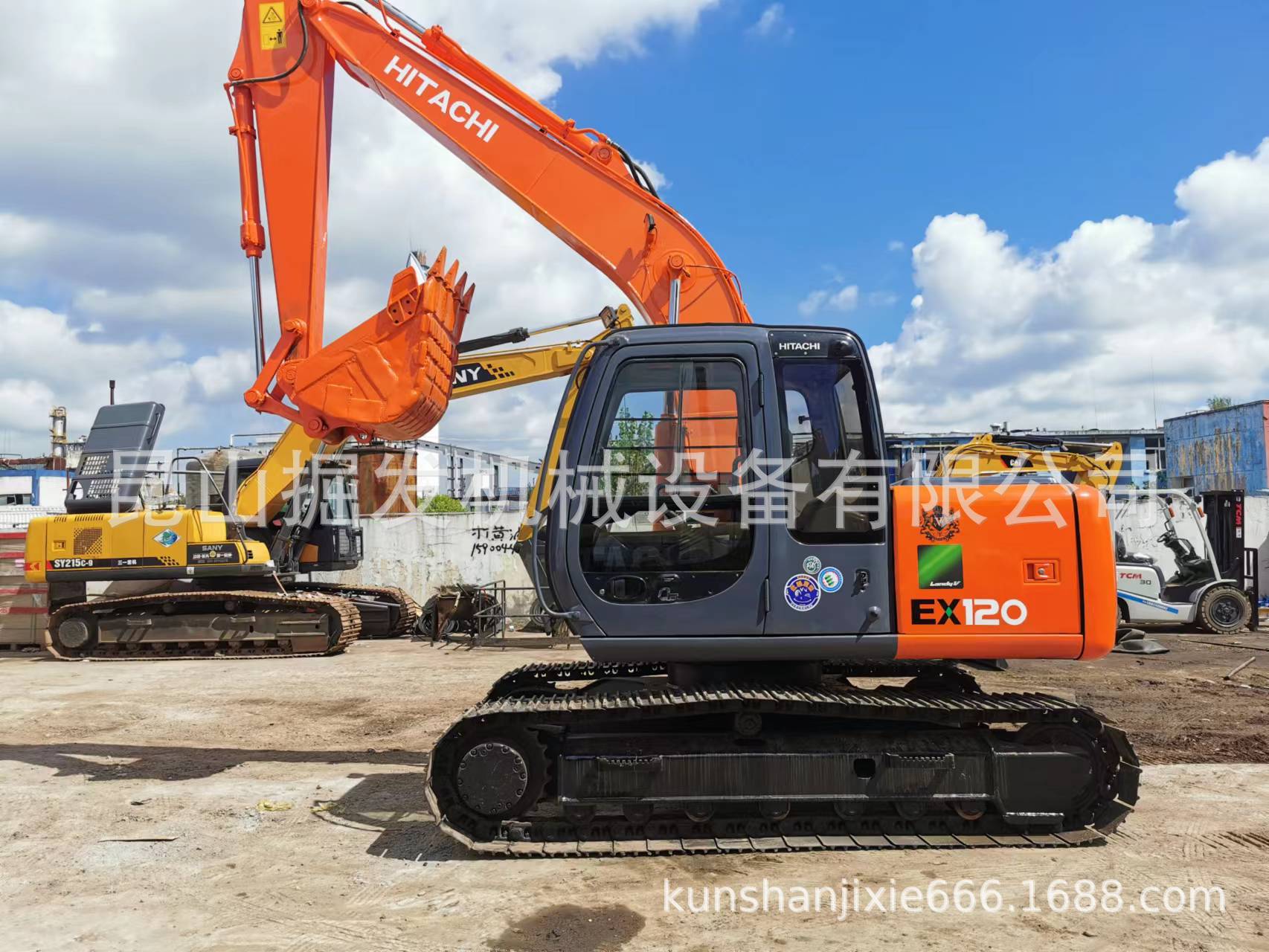 HITACHI日立EX120-5二手挖掘机出售 日立挖掘机市场 日立二手挖机