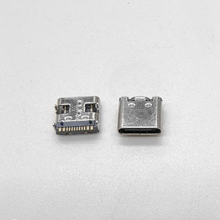 Usb3.1 Typec 16P Horizontal Four-Pin Plug-In Board Single Row Smt Column L7.35 Non-Elastic Female Socket