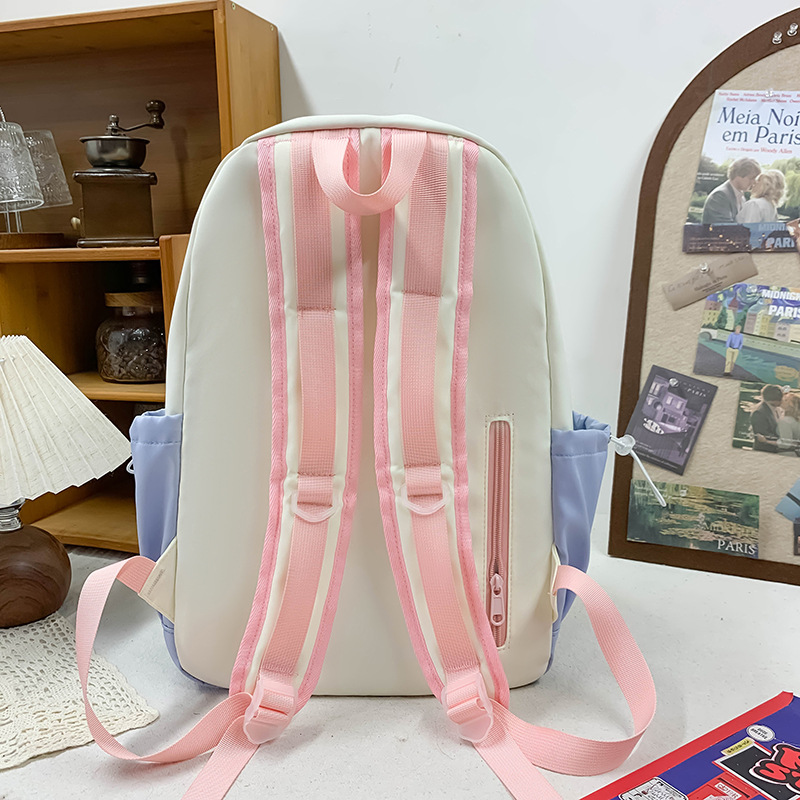 Nueva mochila casual de todo fósforo, mochila de gran capacidad para estudiantes de secundaria y preparatoria