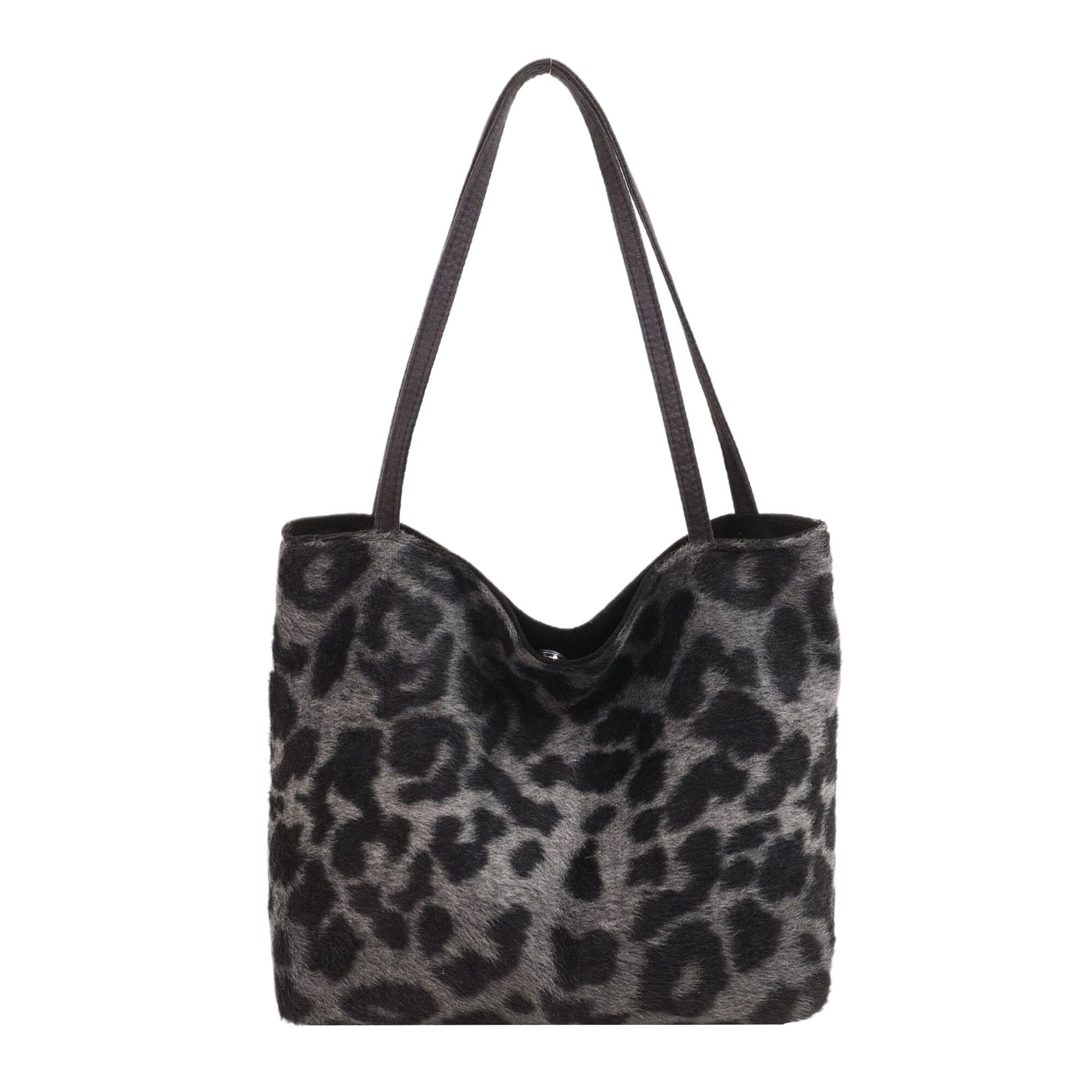 Bolsas de maquillaje de moda con patrón de leopardo, bolsas de mano, 2024 nuevas bolsas de hombro, bolsas de mujer, bolsas de mujer de moda transfronterizas, versátiles