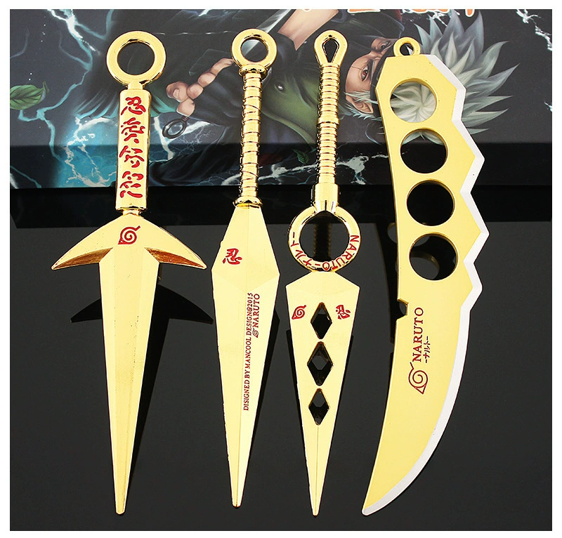 铄捷 Naruto Weapon Model Naruto Dragon Blade Ashima 22cm Four Generation Flying Thunder Witch Box Set