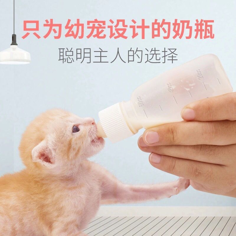 ペットボトル、子猫ボトル、猫ボトル、小さな子犬、新生児ミルク、猫と犬の授乳ボトル、ソフトおしゃぶり|undefined