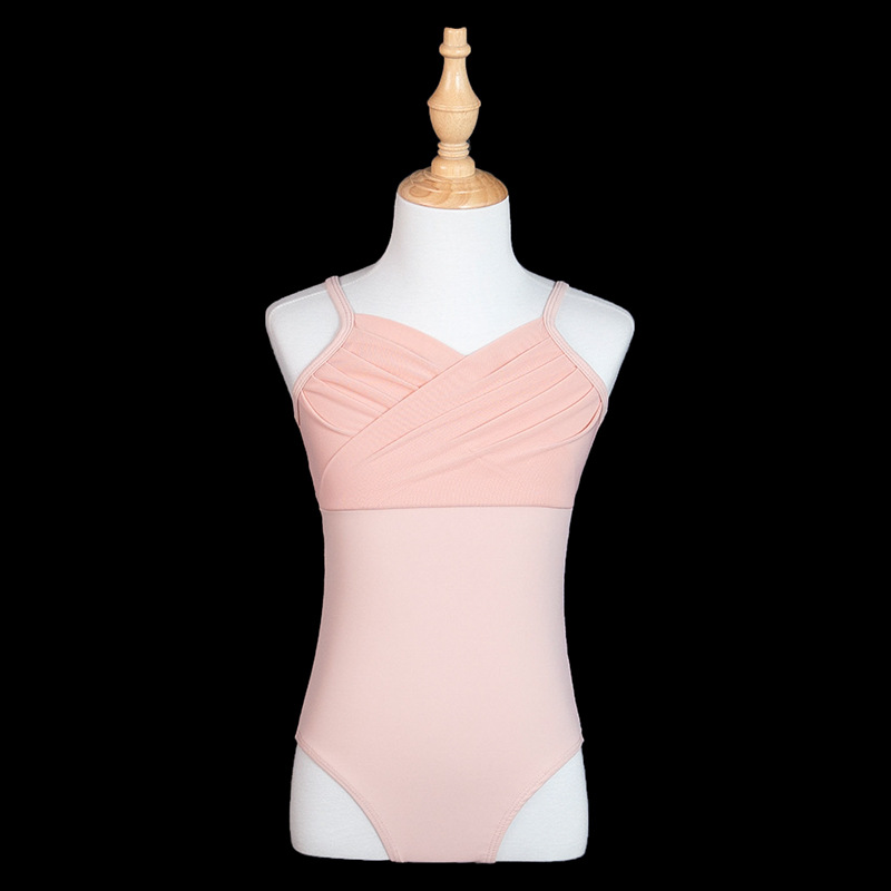 Ropa de baile para niños, ropa de entrenamiento de baile para mujeres, tirantes, falda de manga larga, falda de princesa, ropa de ballet, ropa de gimnasia, verano
