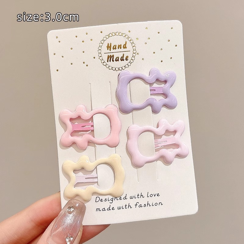 Gradiente estrella rosa clips lindos clips laterales clips frentes clips para el cabello clips para el cabello de niños clips para el cabello