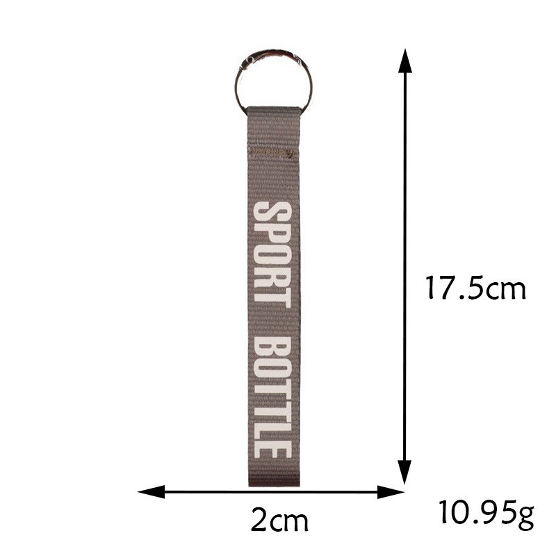 Hervidor cinta portátil tonelada cubo agua taza llavero teléfono móvil cordón multifuncional anillo de acero correa de diseño logo