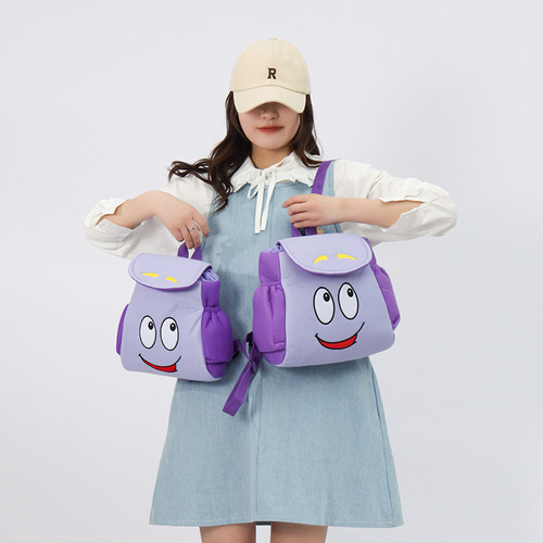 美国动画爱探险的朵拉双肩包Dora地图小背包小学初中高中大学书包