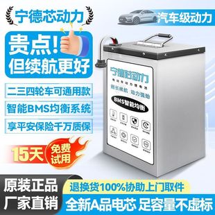 寧德電動車二輪車鋰電池48V60V72V外賣大容量原裝磷酸鐵鋰電池