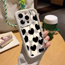 适用红米13C爱心全包tpu跨境耐磨Note12Pro防摔阶梯金刚砂手机壳