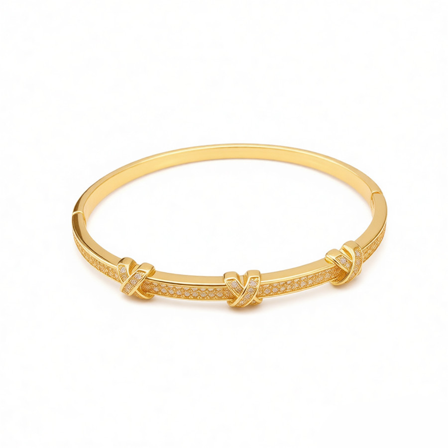 18 quilates de oro real, pulsera de pulsera