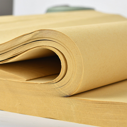 Thickened imitation handmade rough-edged paper, half-cooked and half-cooked rice paper, special paper for beginners to practice calligraphy and brush writing