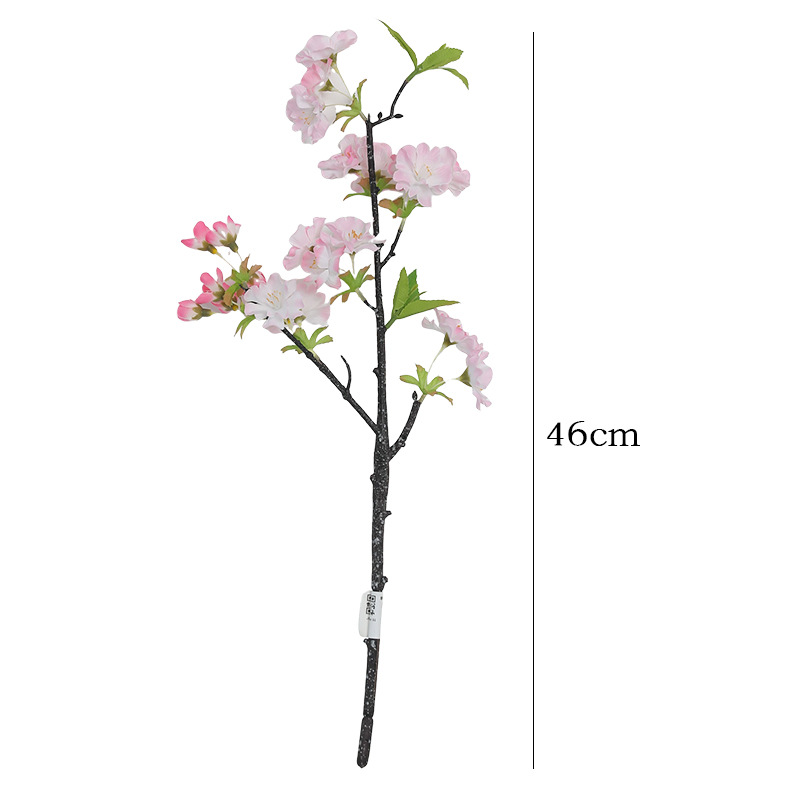 New simulated cherry blossom branch home decoration fake flower wedding arrangement arch mall decoration cherry blossom branch accessories 5