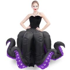 国境を越えてハロウィーンタコ八爪魚半身の空気入り服装パーティーは服装メーカーの卸売り気型を責める