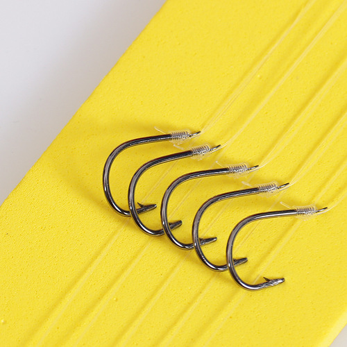 Wholesale tied sub-thread double hook gold sleeve thornless Iseni Izu barbed fish hook thread Shihang