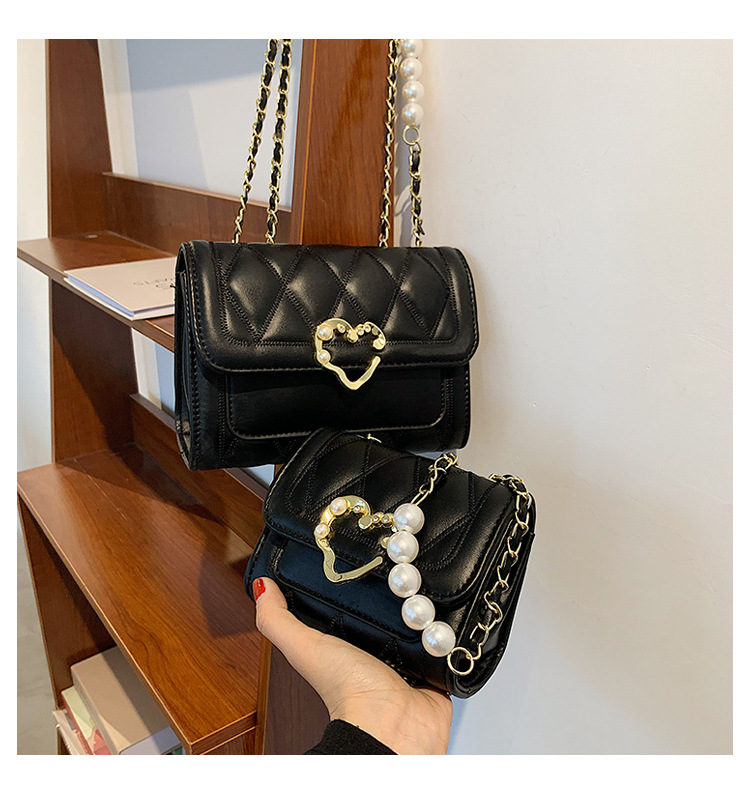 Wholesale Heart-shaped Buckle Messenger Shoulder Small Square Bag Nihaojewelry display picture 147