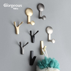 歐式掛衣鈎輕奢單個衣服衣帽鈎 鞋櫃排鈎浴室鈎 多款牆壁衣櫃掛鈎