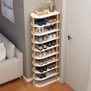 Simple Shoe Cabinet Doorway Home Rental Small Dormitory Multi-Layer Space-Saving Wall Storage Manufacturer Dropshipping