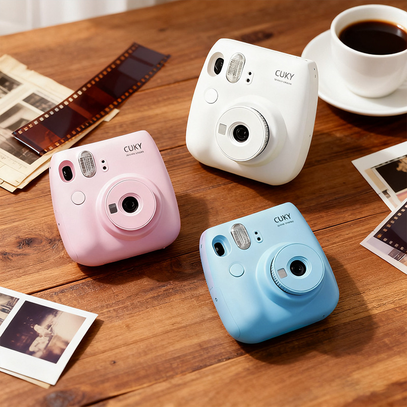CUKY camera instant camera one-time imaging mini12 same film photo paper student printing camera 3