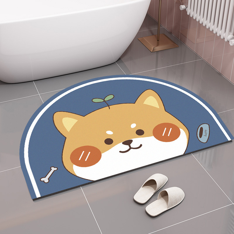 Alfombra de piso de barro de diatomeas alfombra doméstica baño absorbente alfombra de piso antideslizante de secado rápido alfombra resistente a las manchas alfombra para el hogar