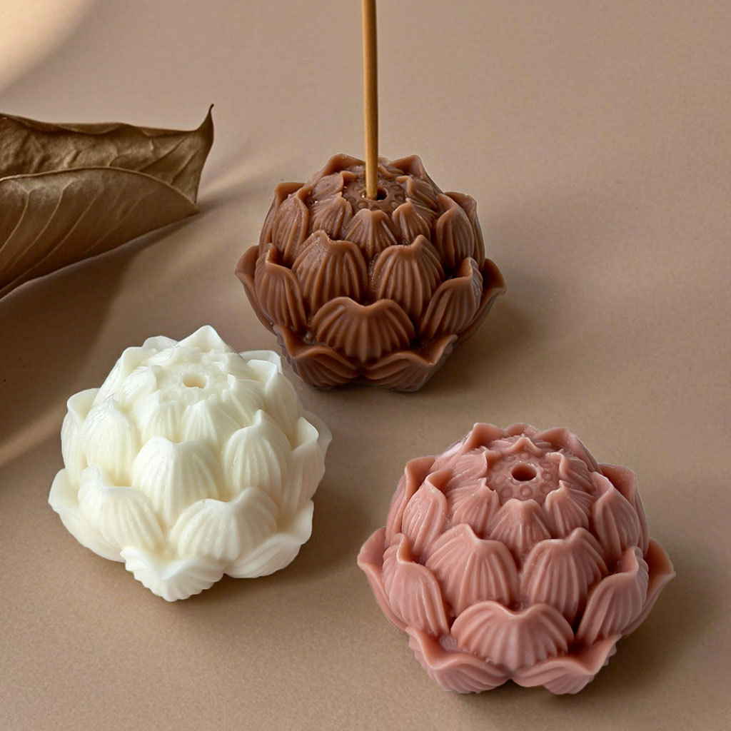 Jiahui meichu loto vela molde DIY yeso jabón hecho a mano aromaterapia vela con regalo fragante piedra herramienta de molienda