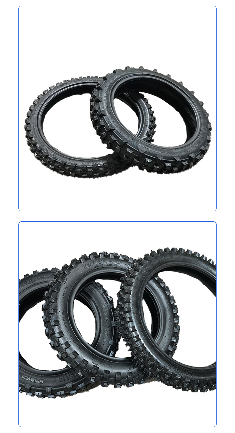 Factory Direct Sales Apollo Crf Off-Road Motorcycle Tire 70/100-17 Outer Tire with Square Pattern Inner and Outer Tire