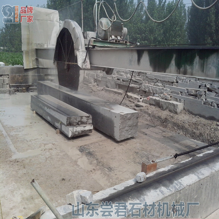 湖南石材大型石材机械 墓碑条石锯石机   HQJ-2200自动升降锯石机