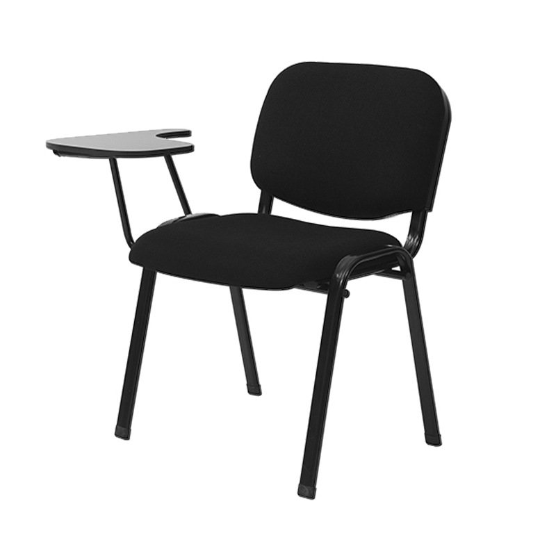 silla de oficina simple silla de estudiante dormitorio de piso tela silla de entrenamiento con tablero de escritura fábrica al por mayor image 7