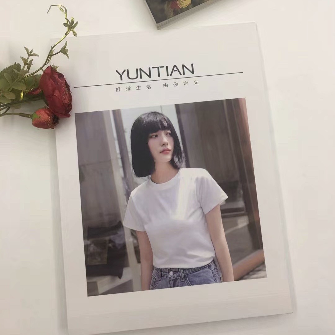 白卡纸服装袋 T恤包装袋 绕绳式服装档案袋