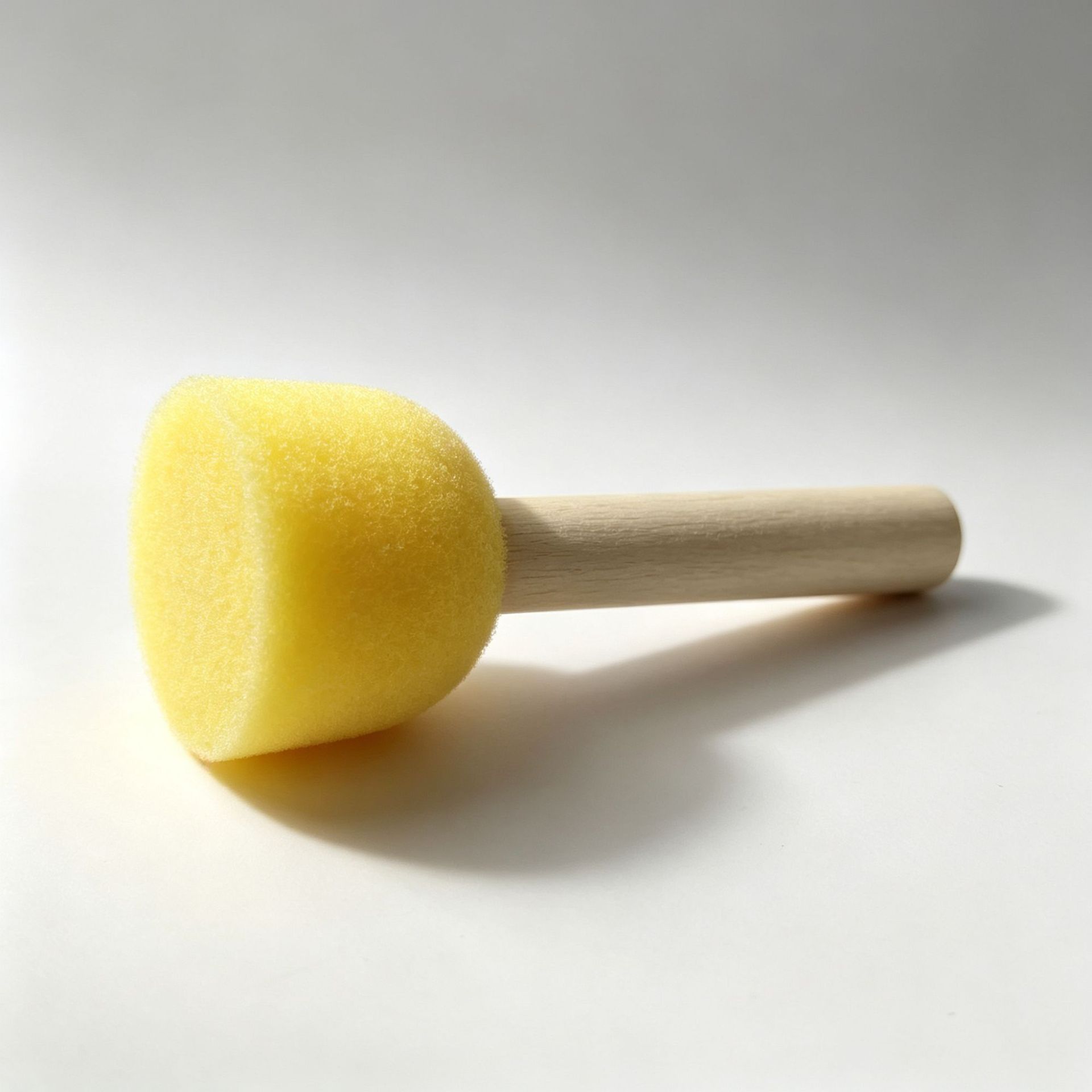Pincel de Esponja para Pintura Infantil de Esponja y Madera para Pintura Infantil